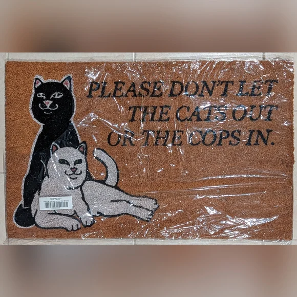 RIPNDIP Don't Let The Cops In Rug - Picture 1 of 2